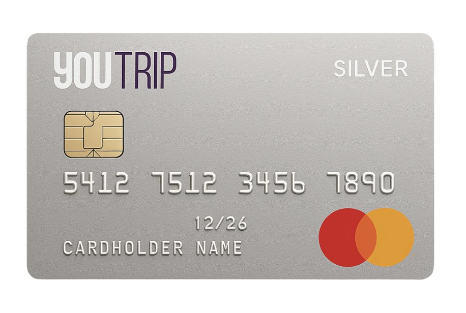 YouTrip Silver prepaid card design